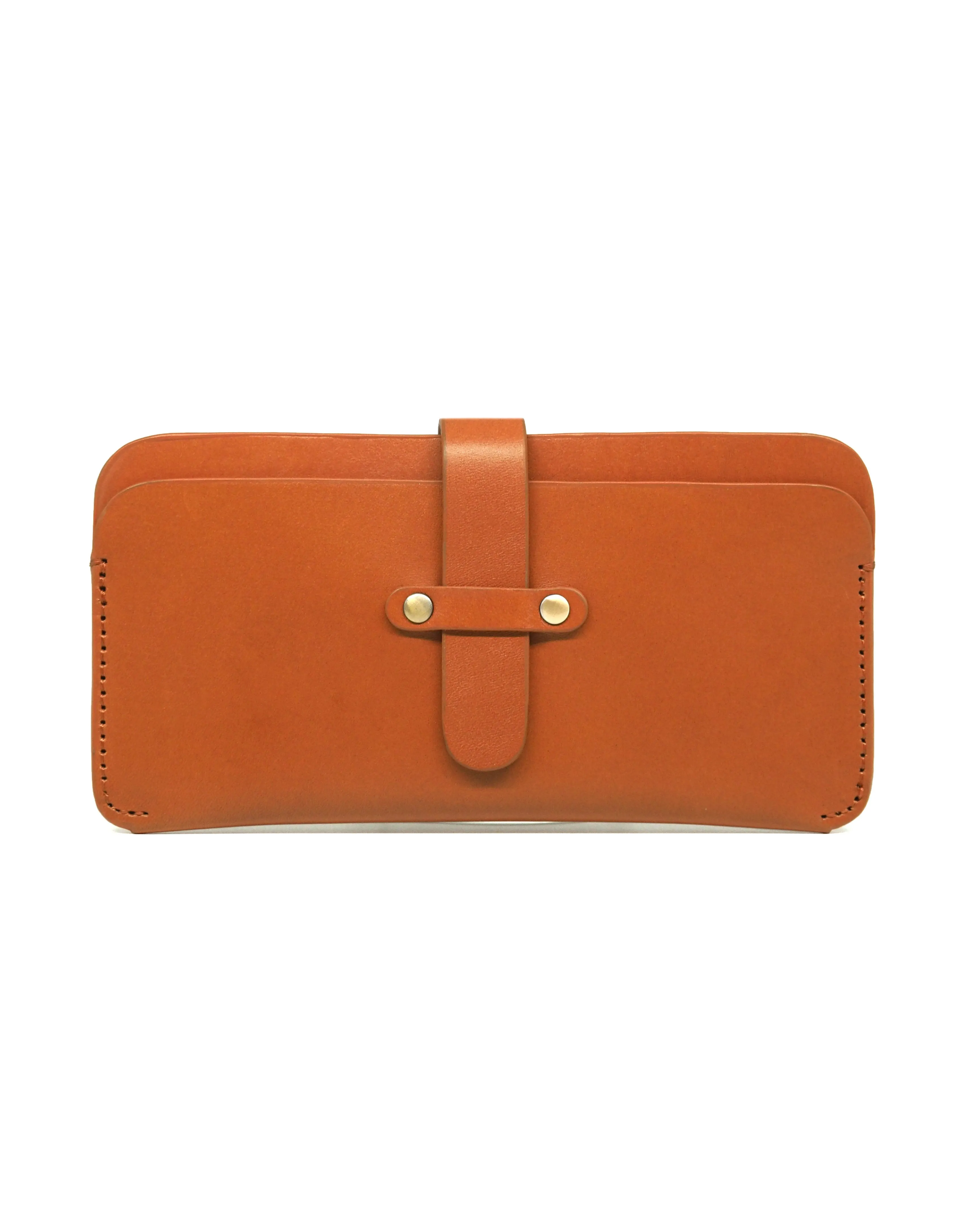Leather Phone Sleeve (Orange)