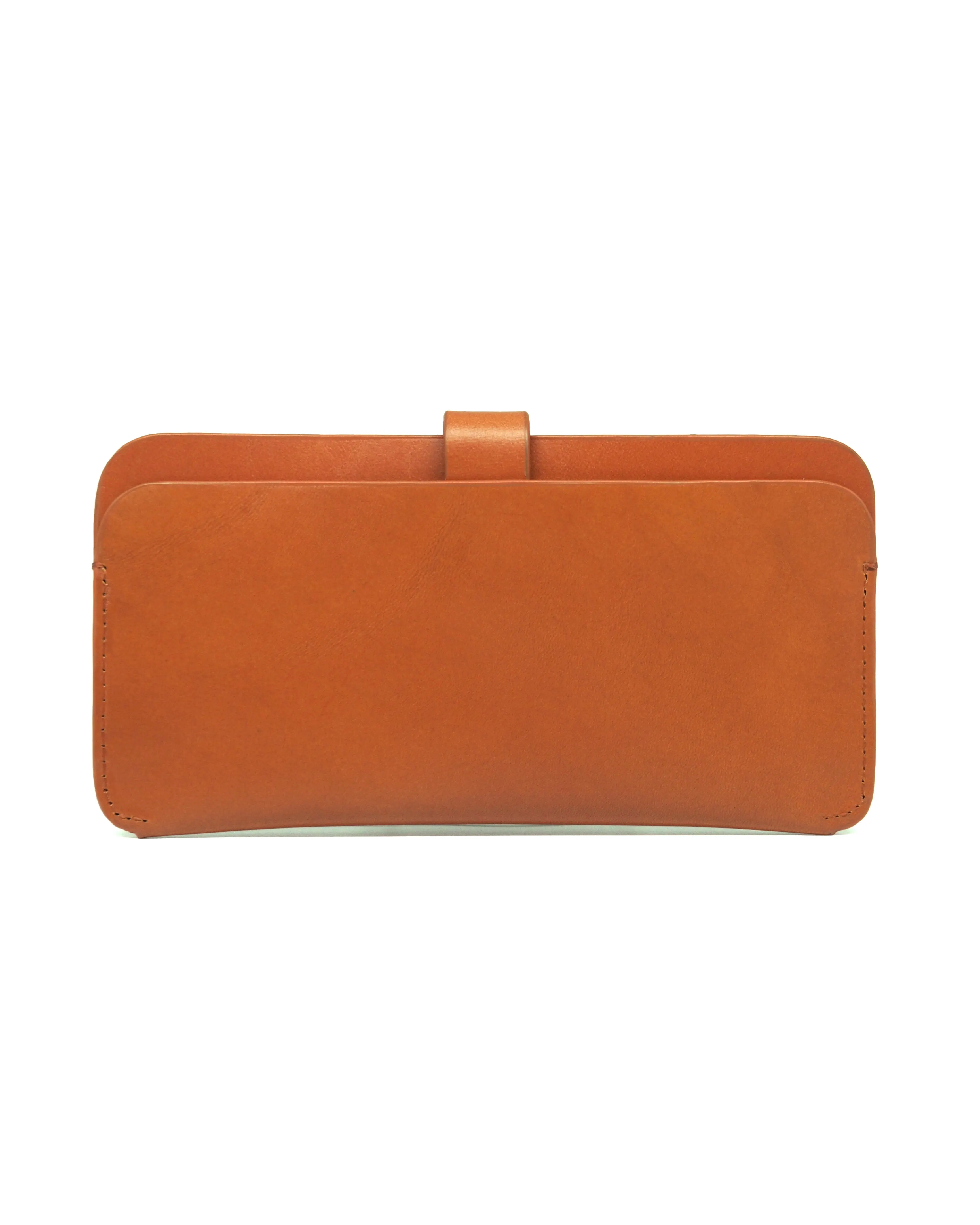 Leather Phone Sleeve (Orange)