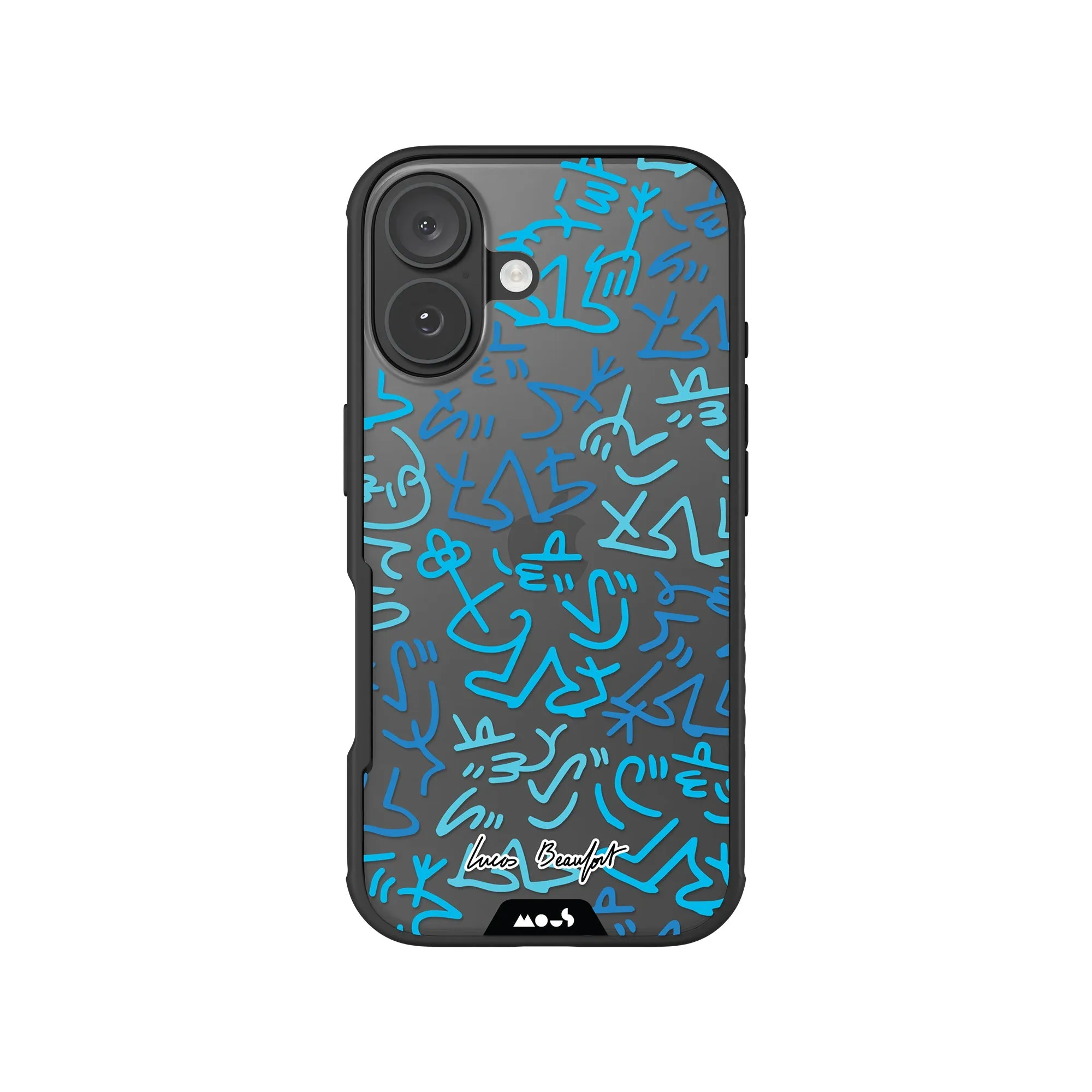 Lucas Beaufort Blue Printed Phone Case