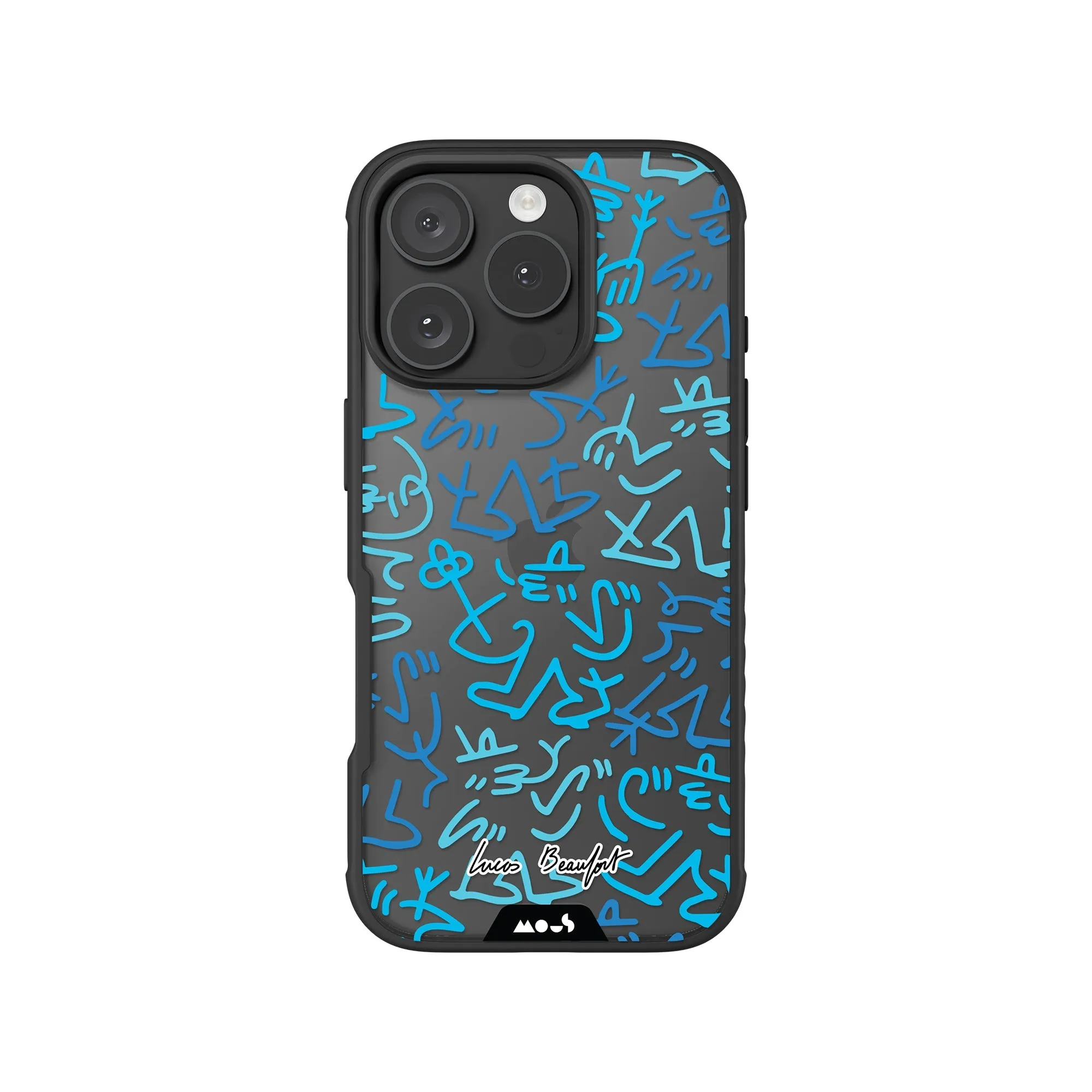 Lucas Beaufort Blue Printed Phone Case