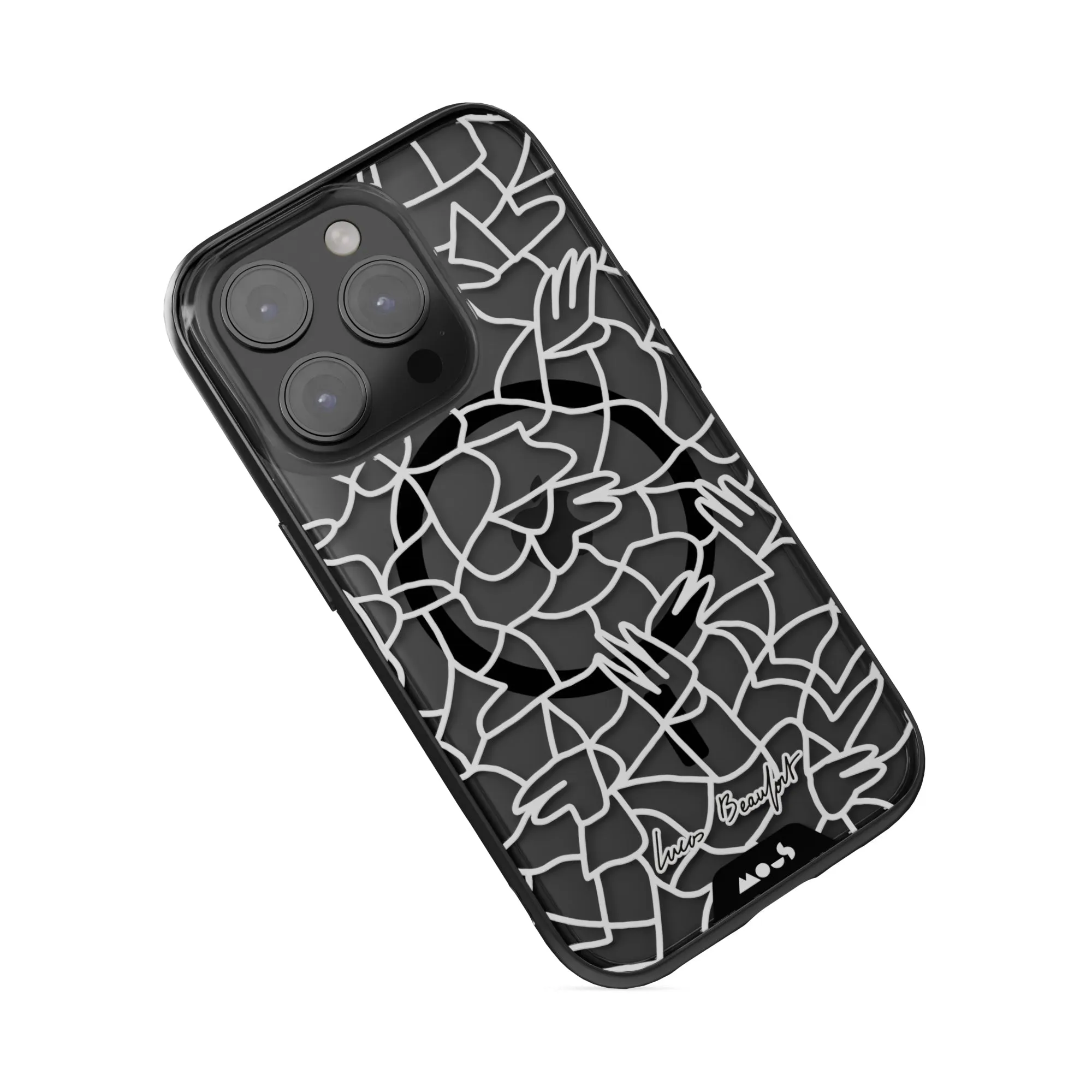 Lucas Beaufort White MagSafe® Compatible Phone Case