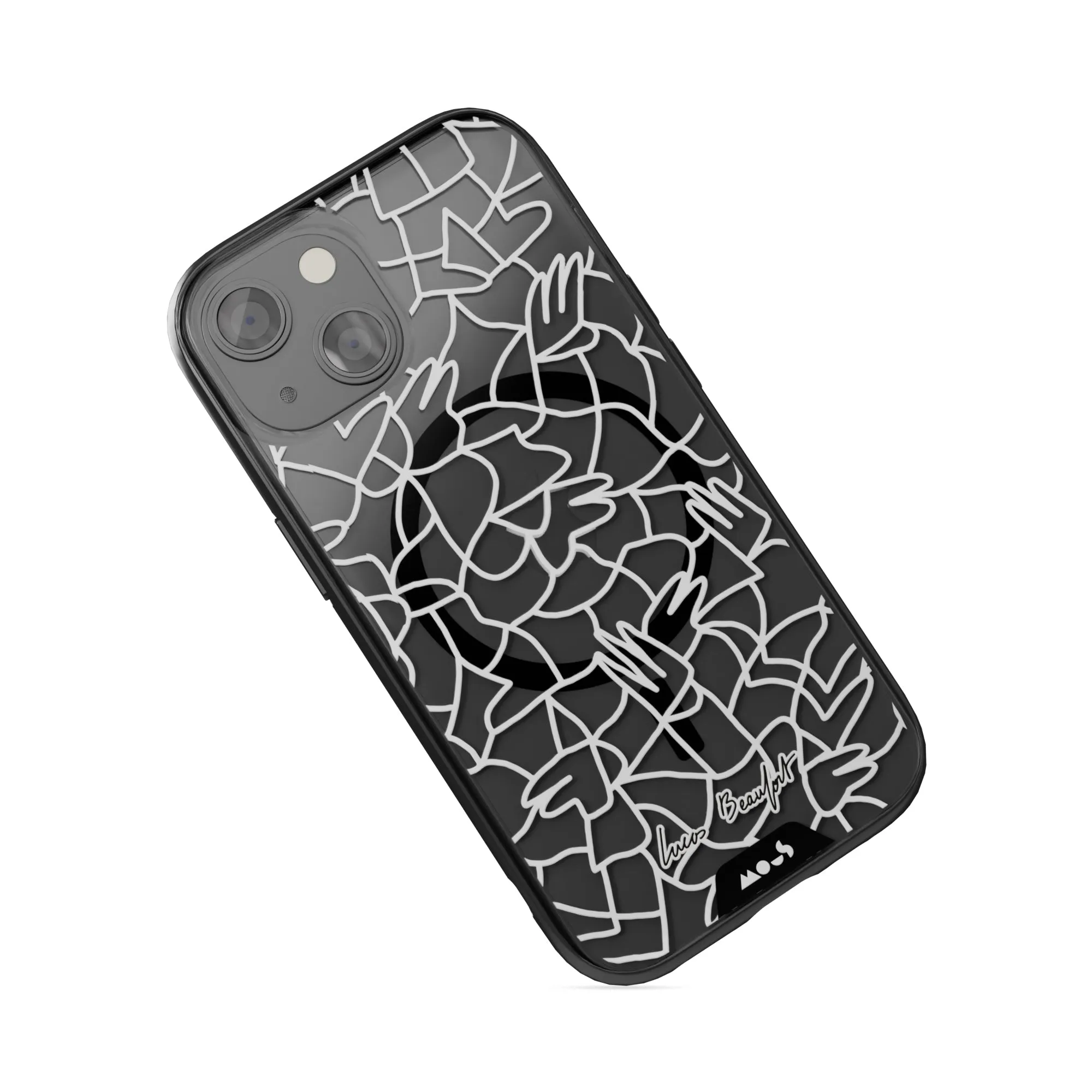 Lucas Beaufort White MagSafe® Compatible Phone Case