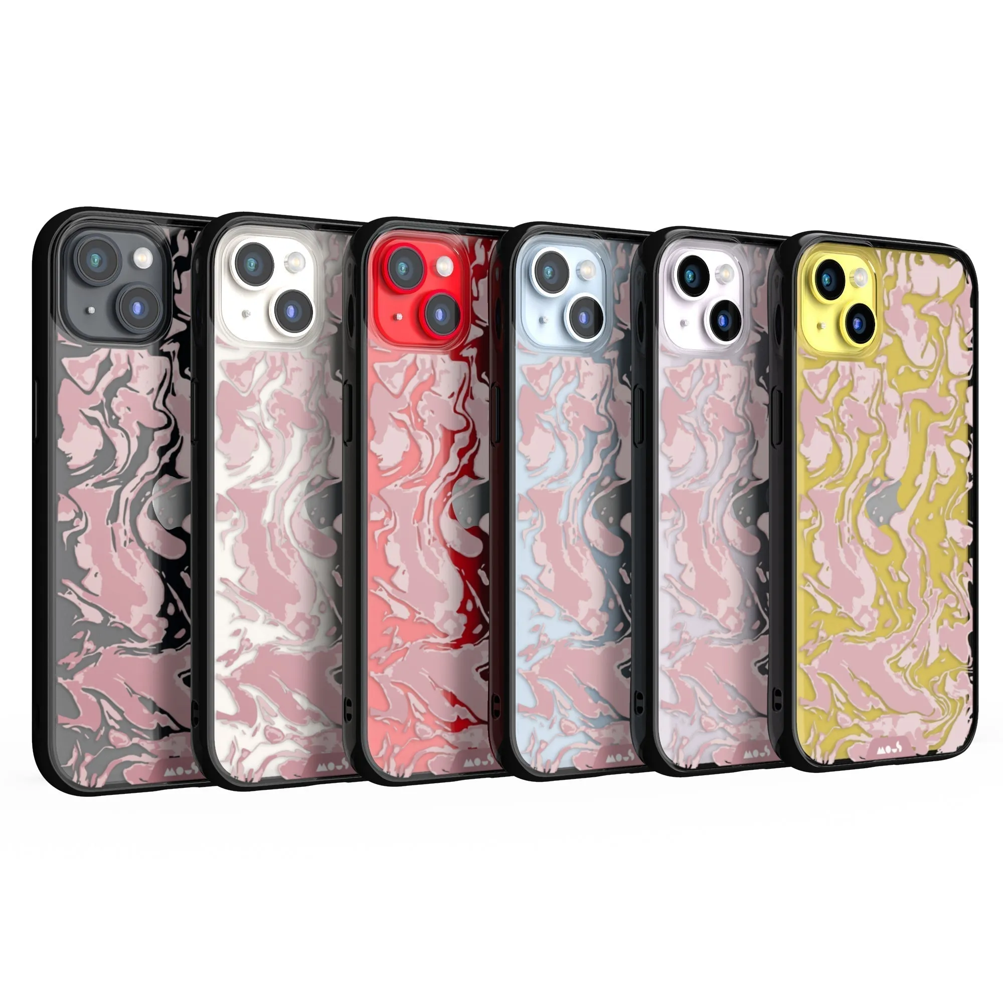 Marbled Dusky Pink Printed Phone Case