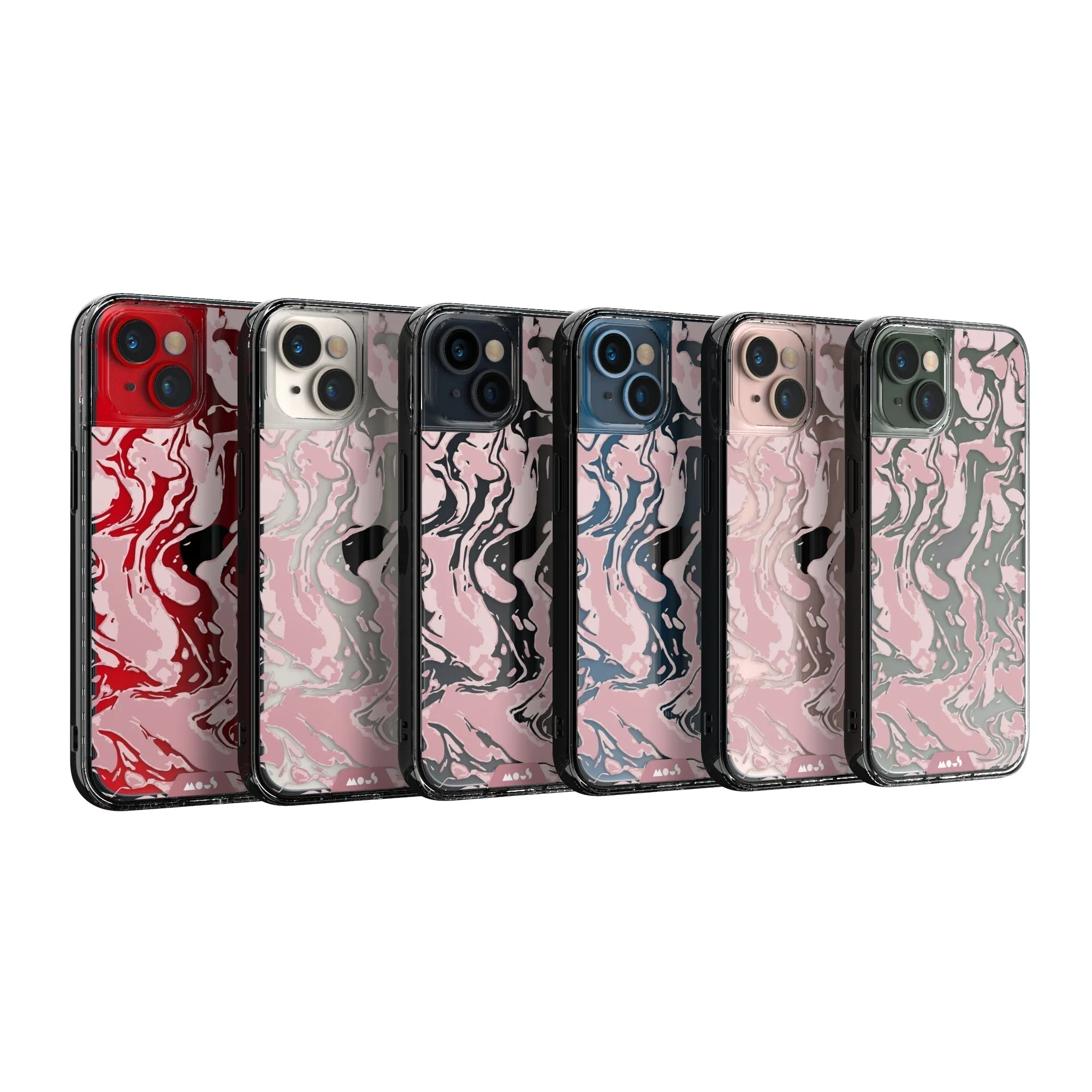Marbled Dusky Pink Printed Phone Case