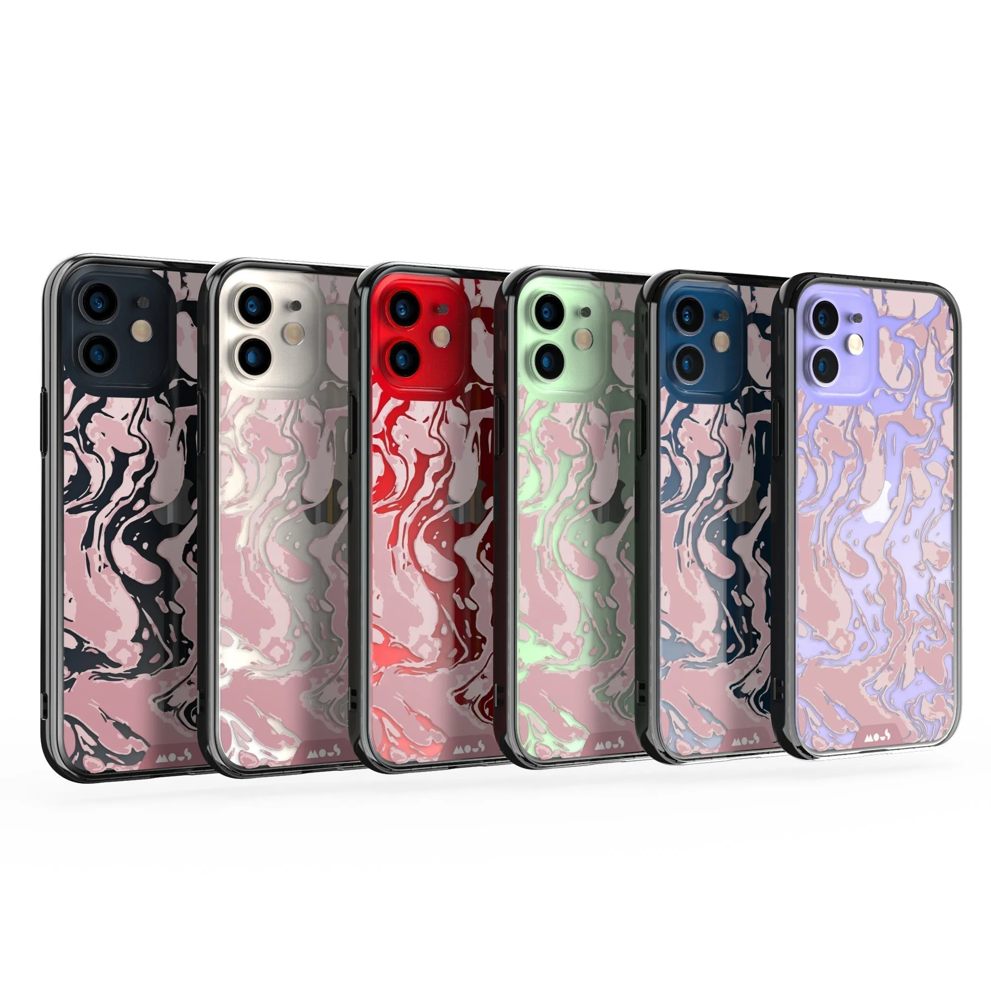 Marbled Dusky Pink Printed Phone Case