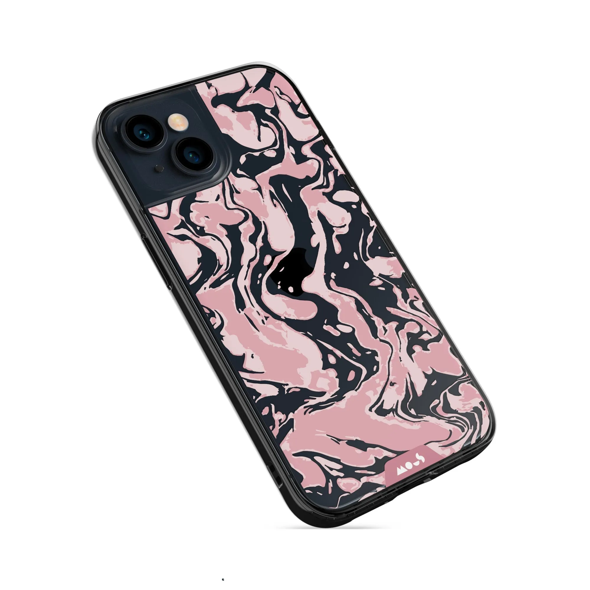 Marbled Dusky Pink Printed Phone Case