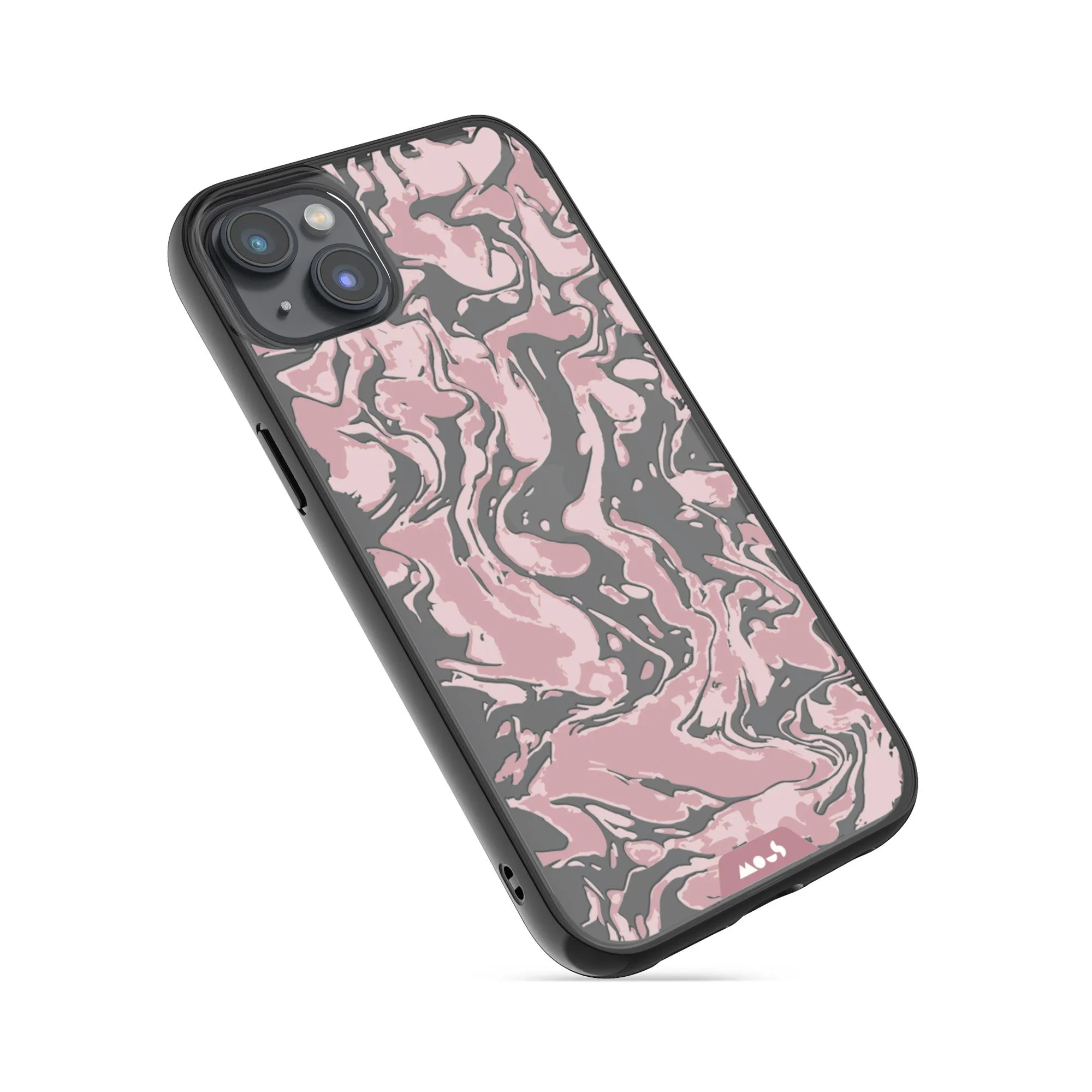 Marbled Dusky Pink Printed Phone Case