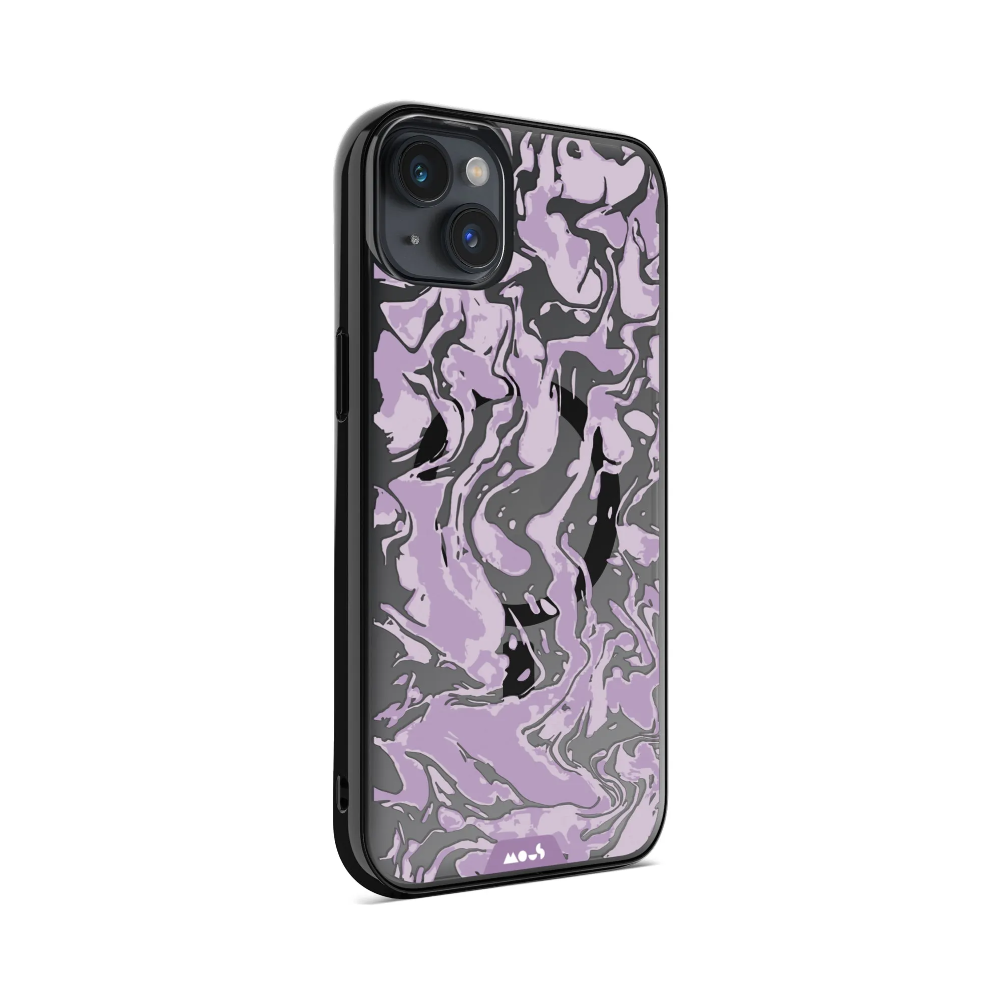 Marbled Lilac Purple MagSafe® Compatible Phone Case