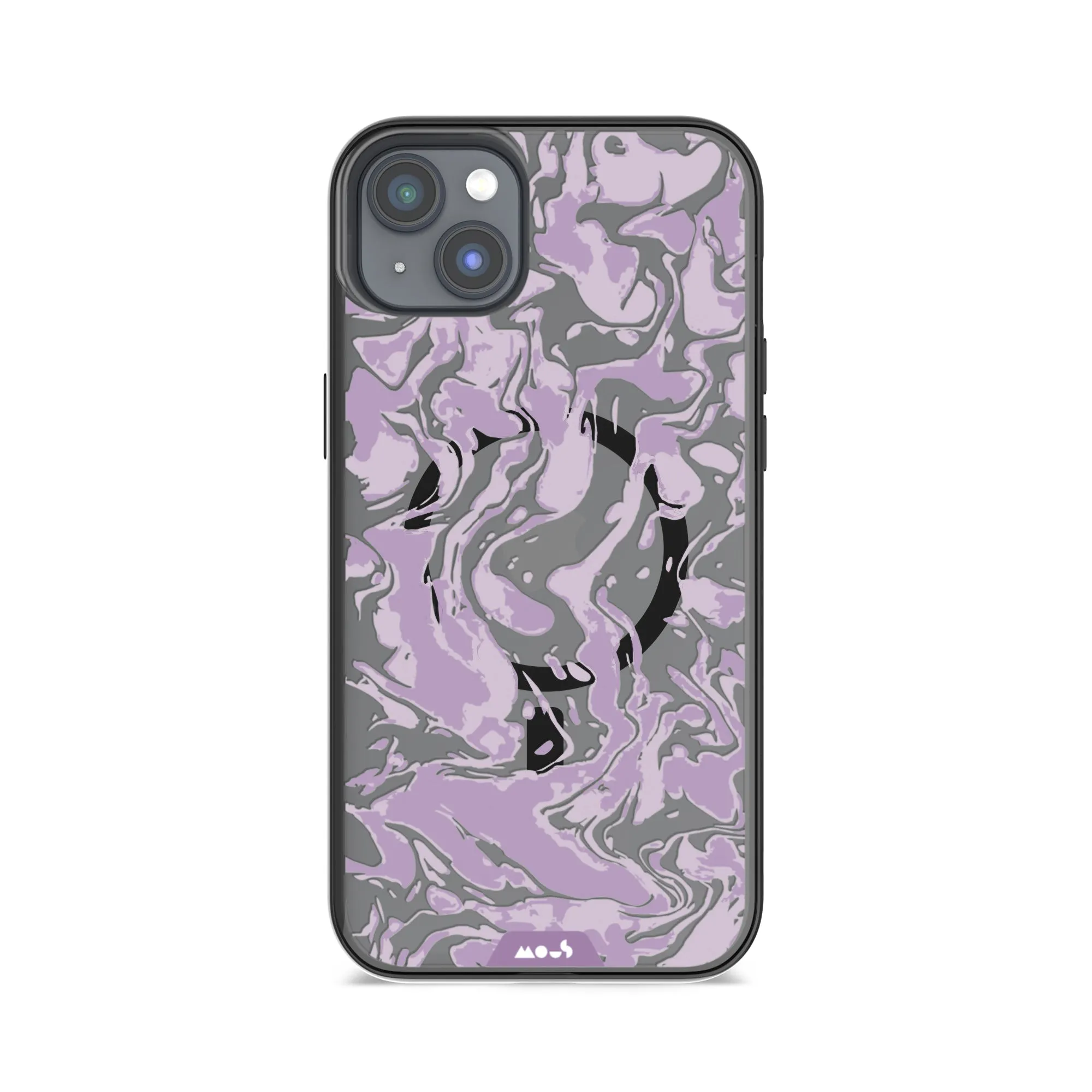 Marbled Lilac Purple MagSafe® Compatible Phone Case