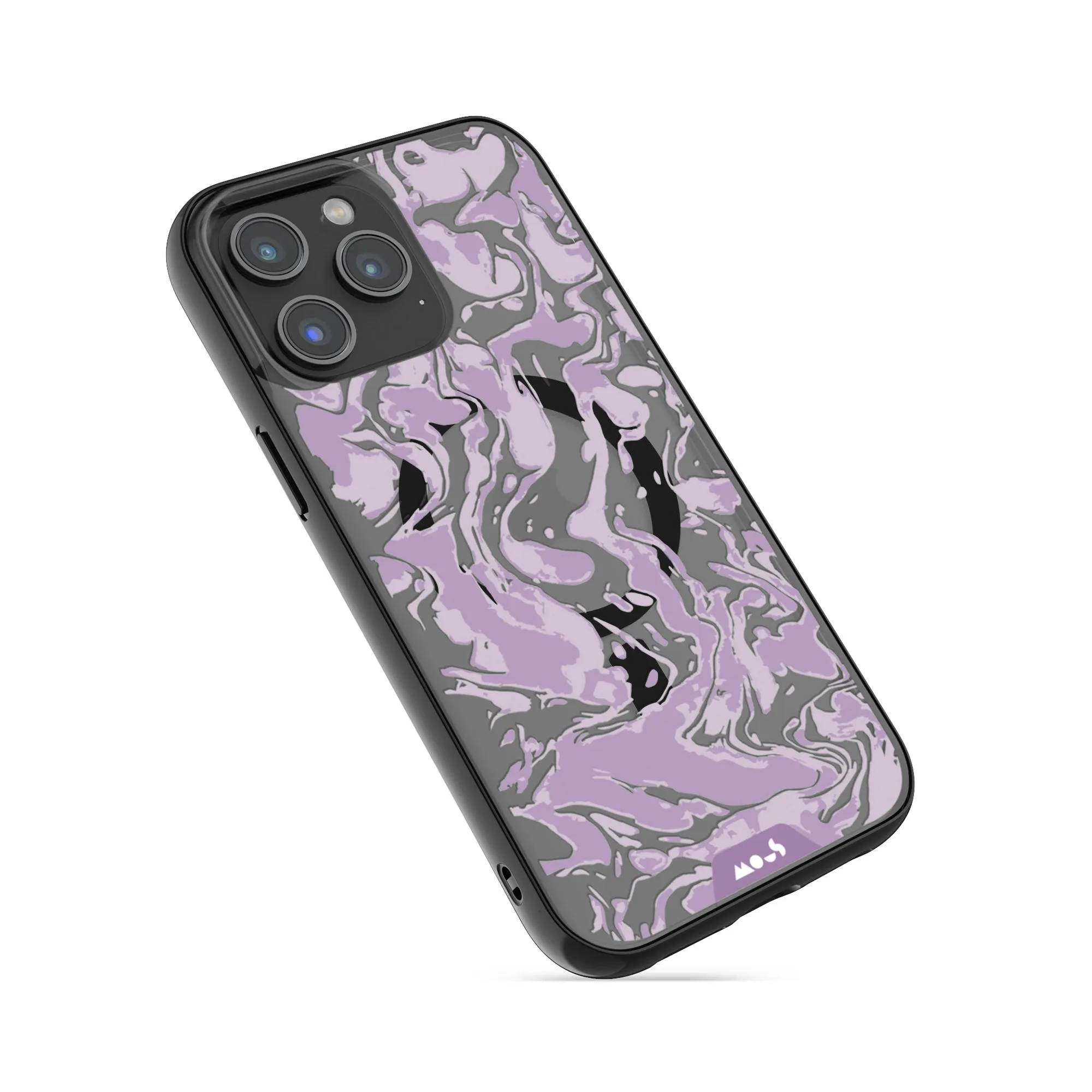 Marbled Lilac Purple MagSafe® Compatible Phone Case