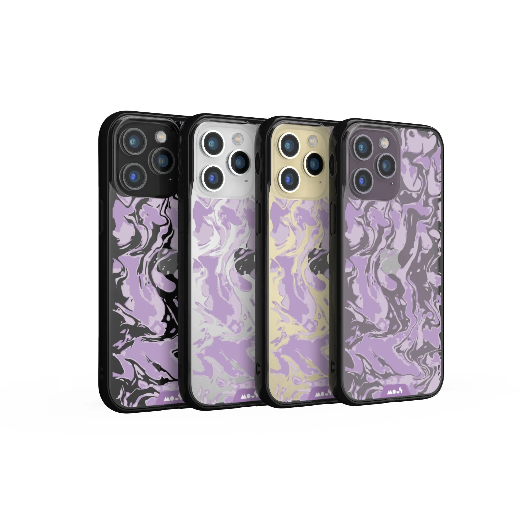 Marbled Lilac Purple Printed Phone Case