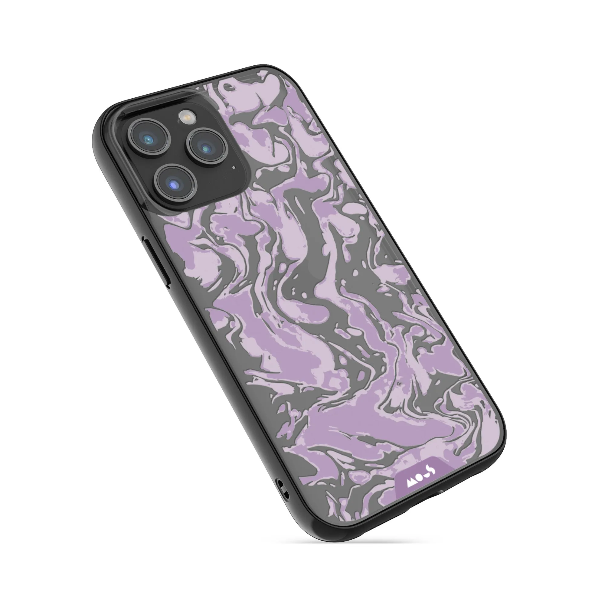 Marbled Lilac Purple Printed Phone Case