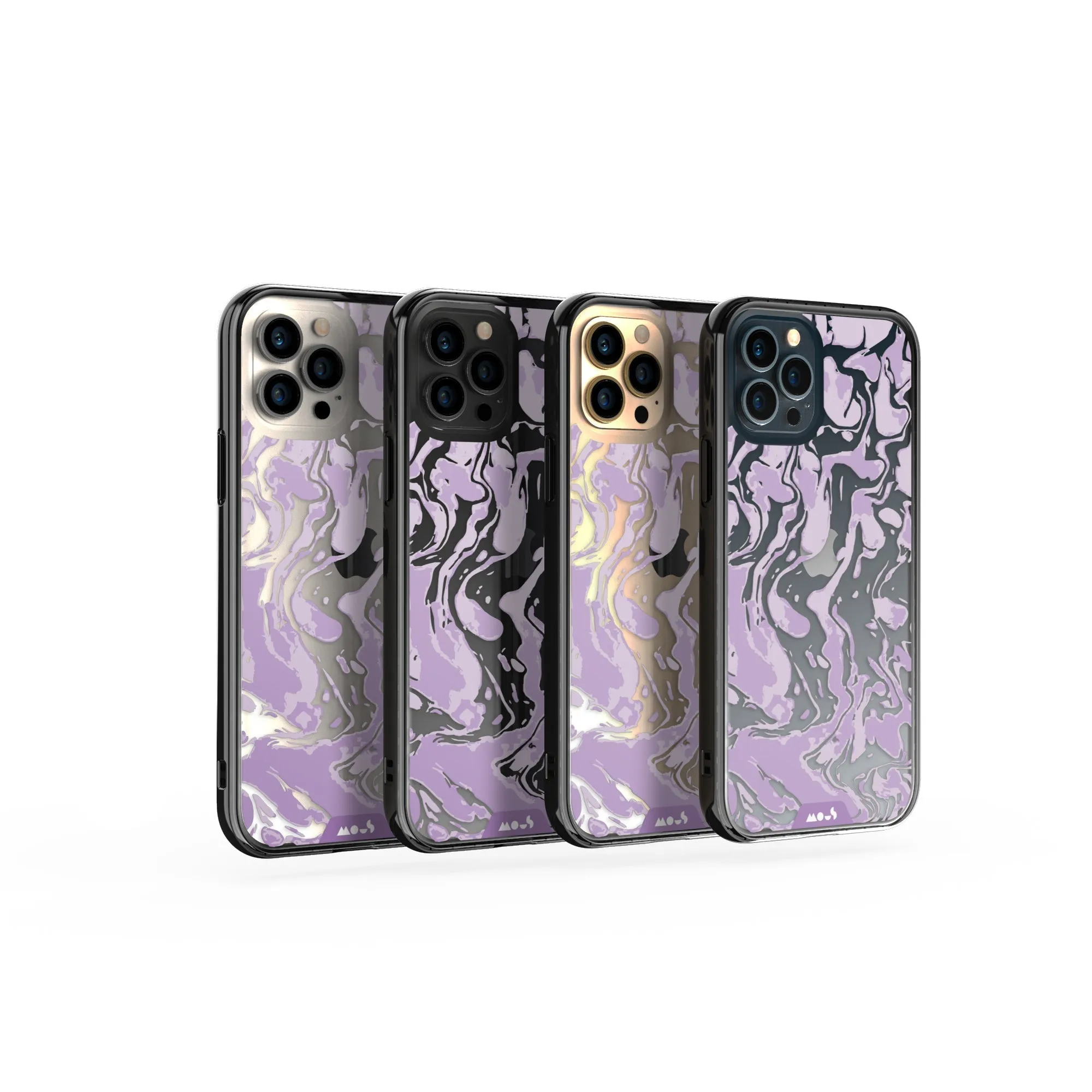 Marbled Lilac Purple Printed Phone Case