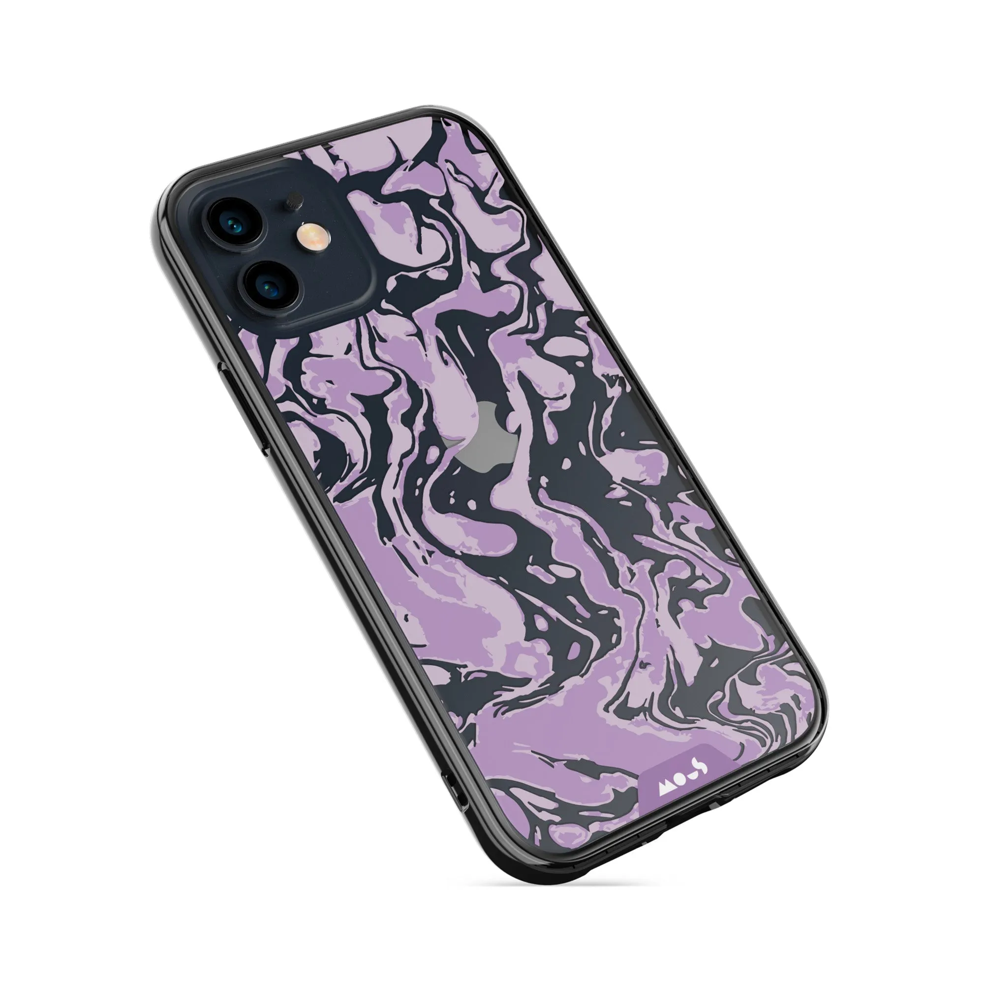 Marbled Lilac Purple Printed Phone Case