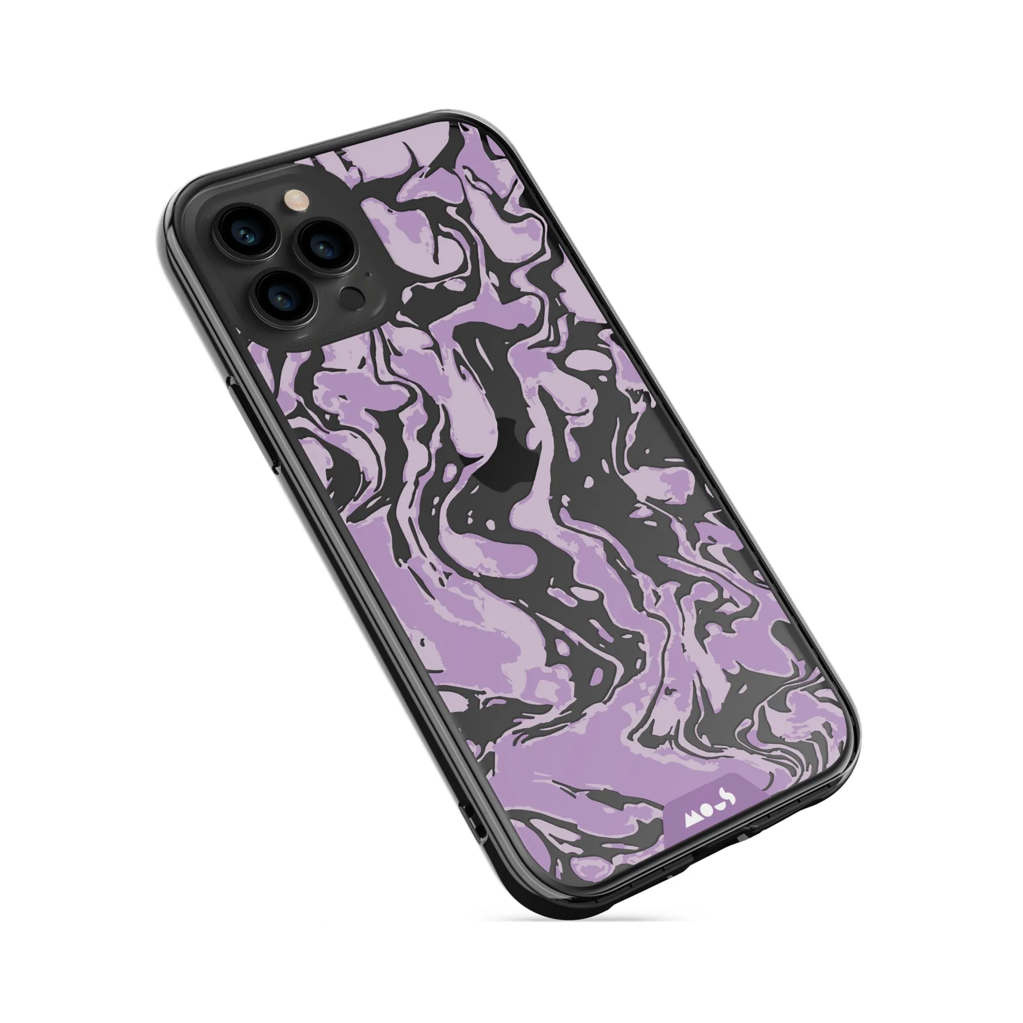 Marbled Lilac Purple Printed Phone Case