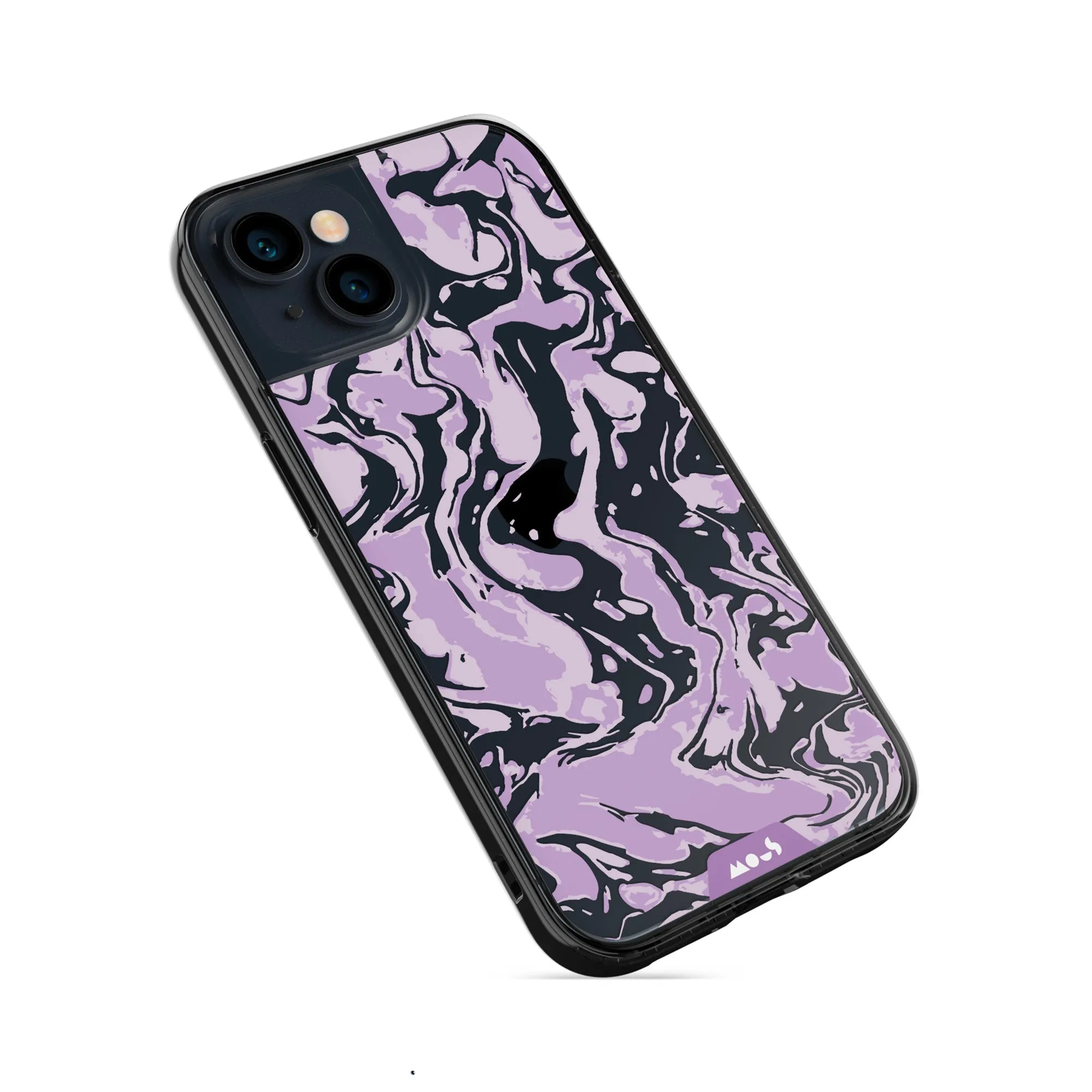 Marbled Lilac Purple Printed Phone Case
