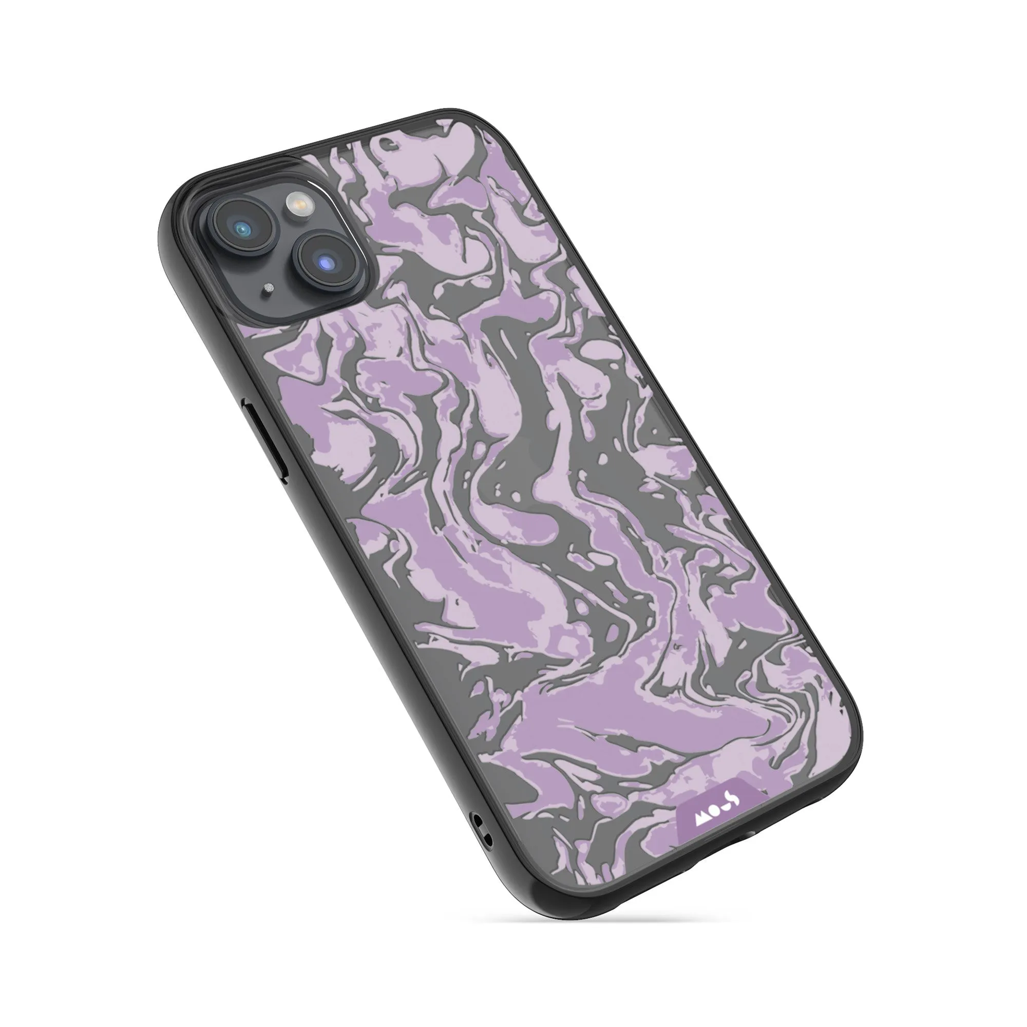 Marbled Lilac Purple Printed Phone Case