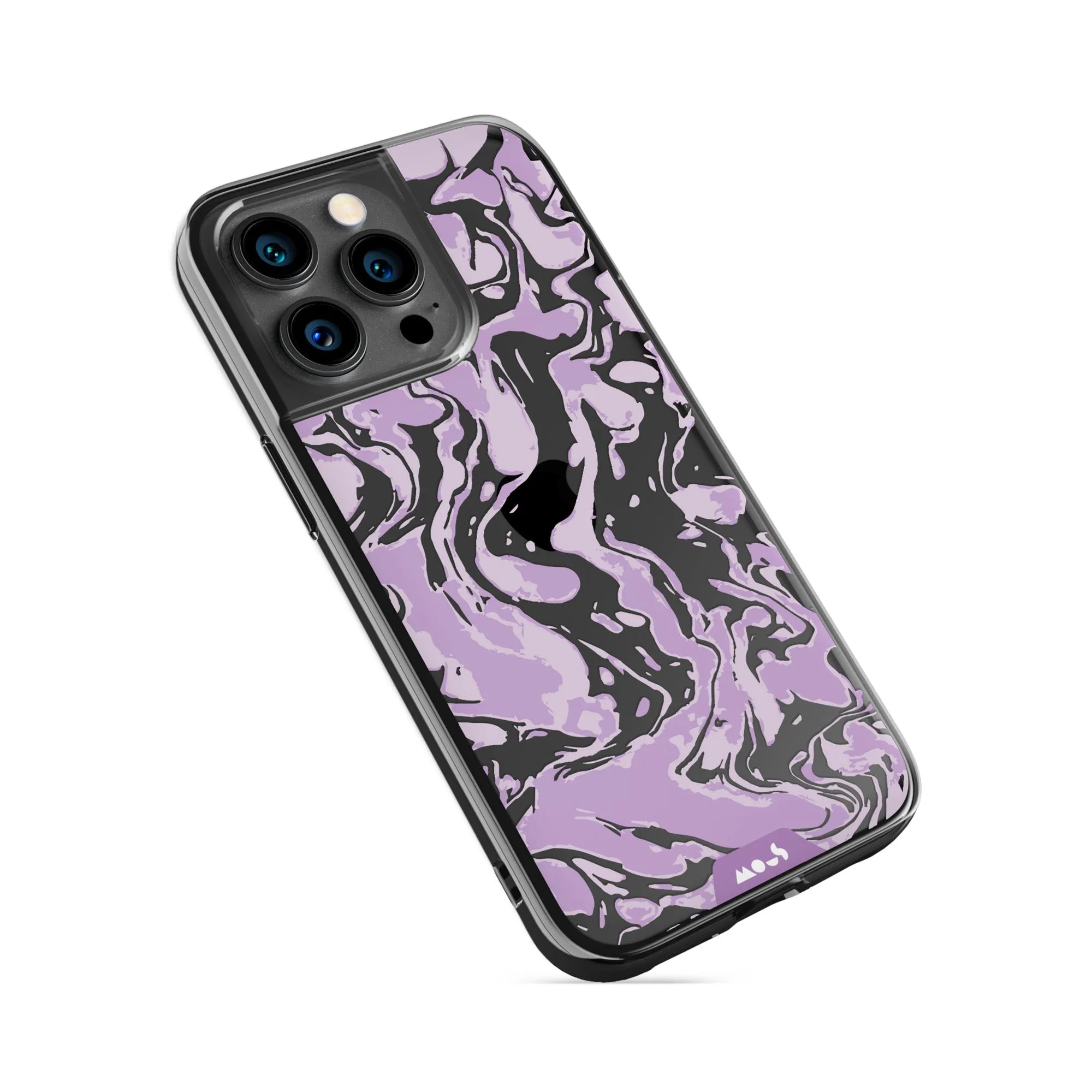 Marbled Lilac Purple Printed Phone Case