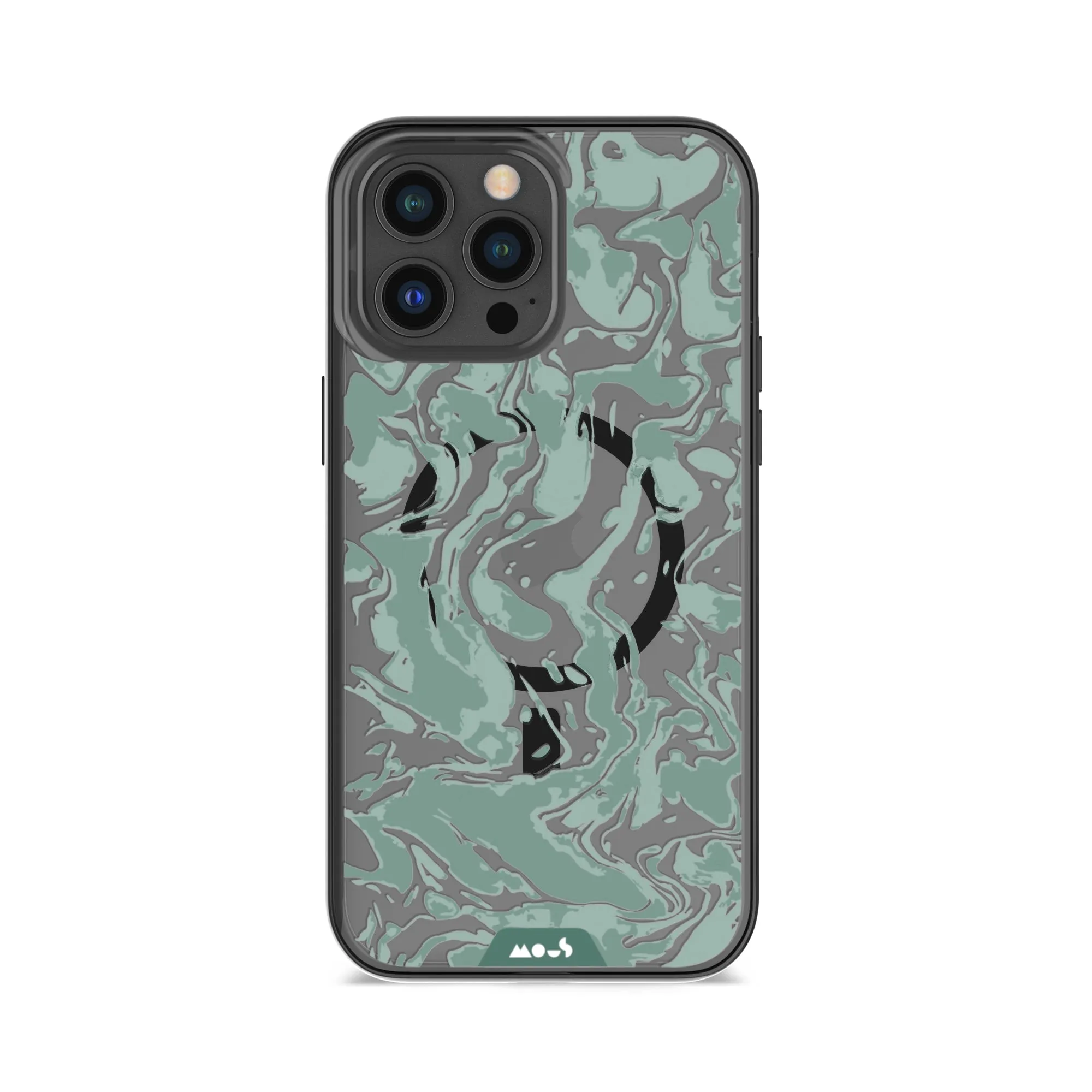 Marbled Sage Green MagSafe® Compatible Phone Case