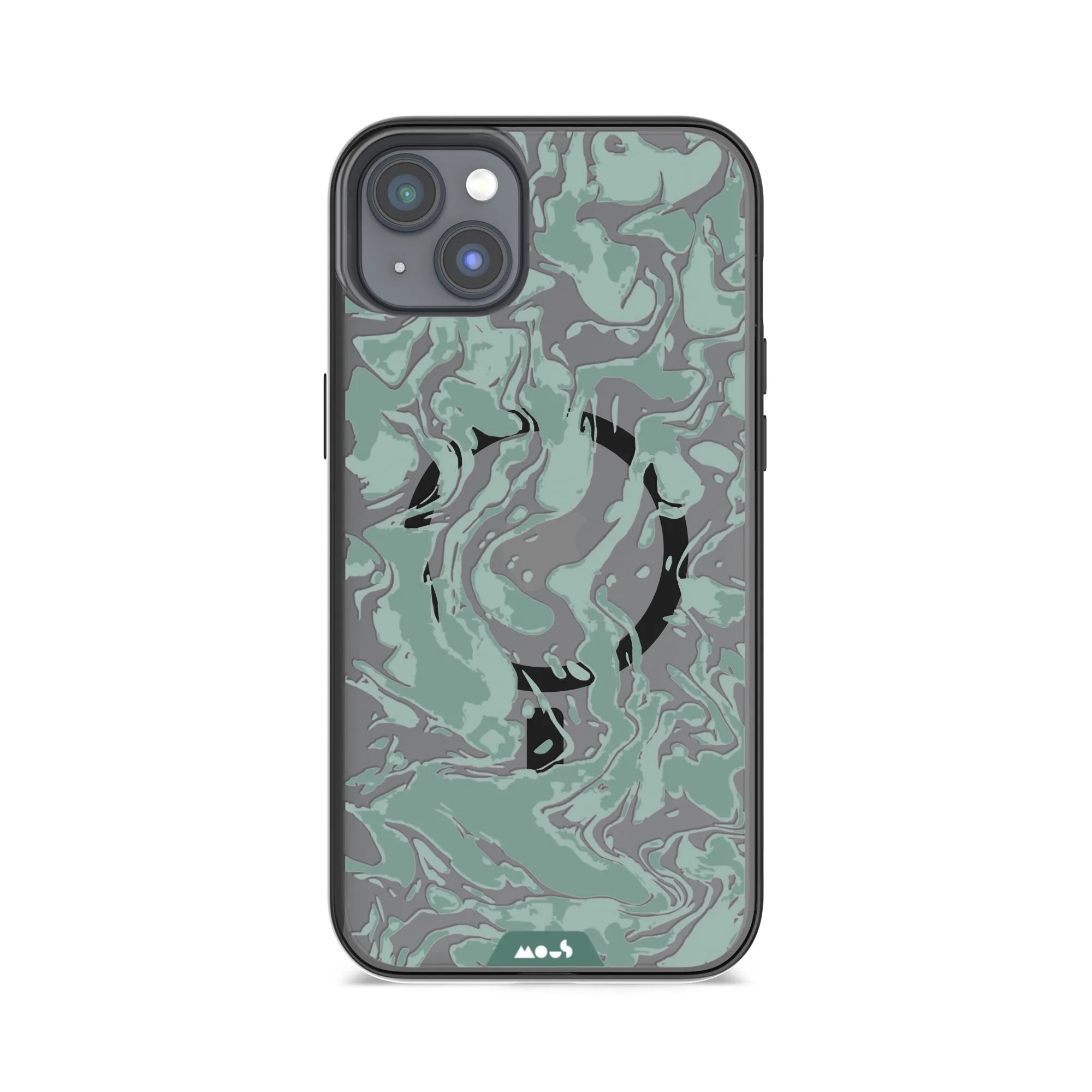 Marbled Sage Green MagSafe® Compatible Phone Case