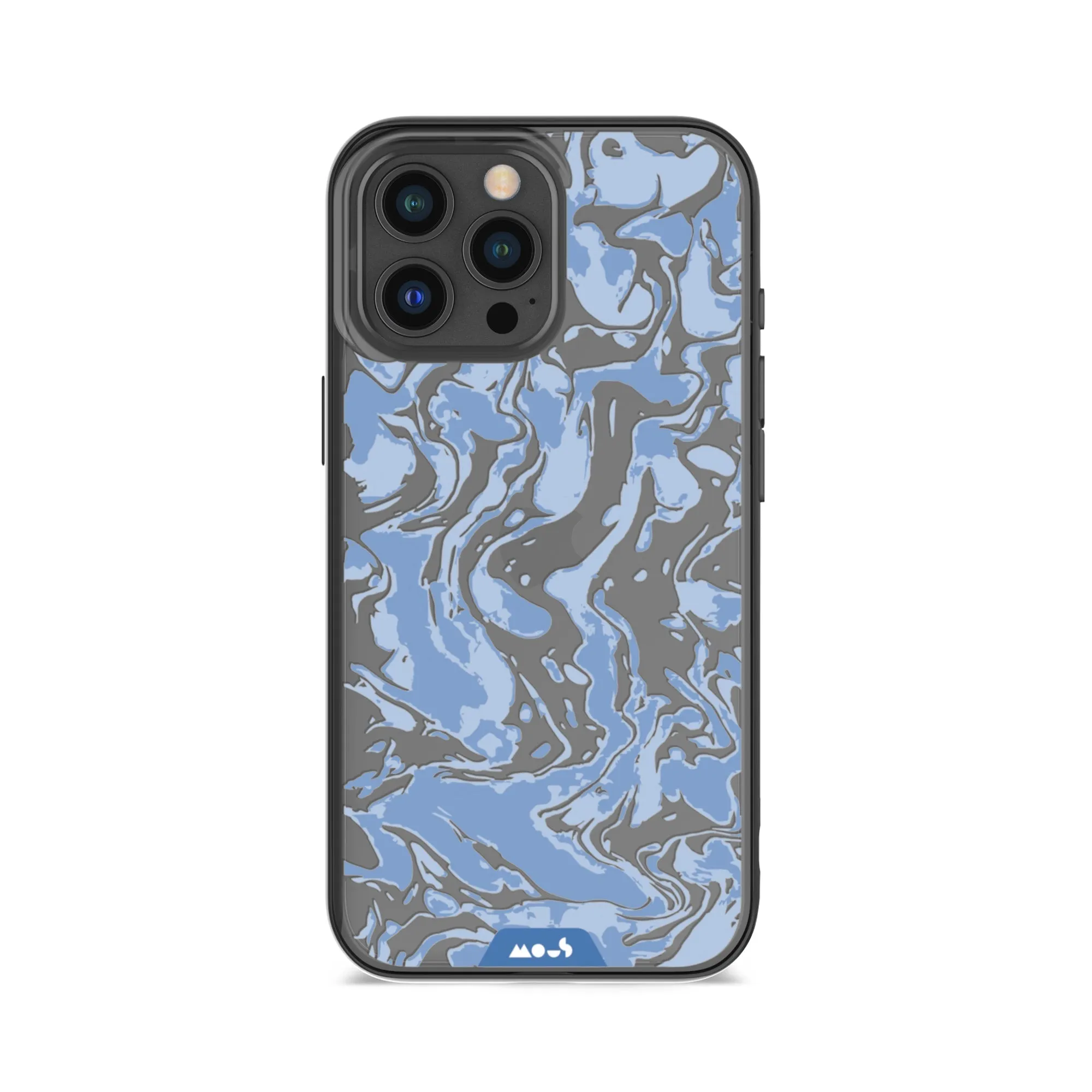 Marbled Sky Blue Printed Phone Case