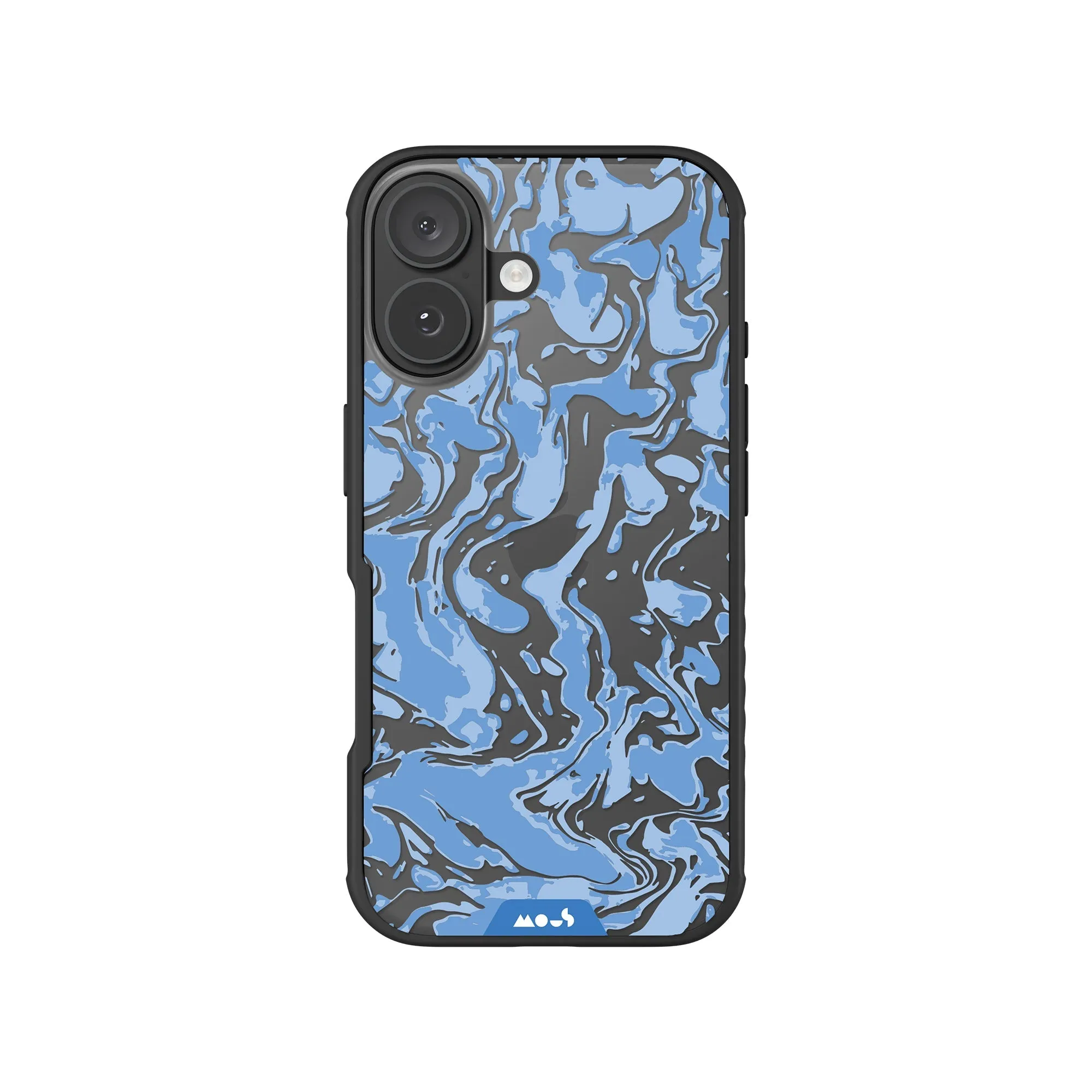 Marbled Sky Blue Printed Phone Case