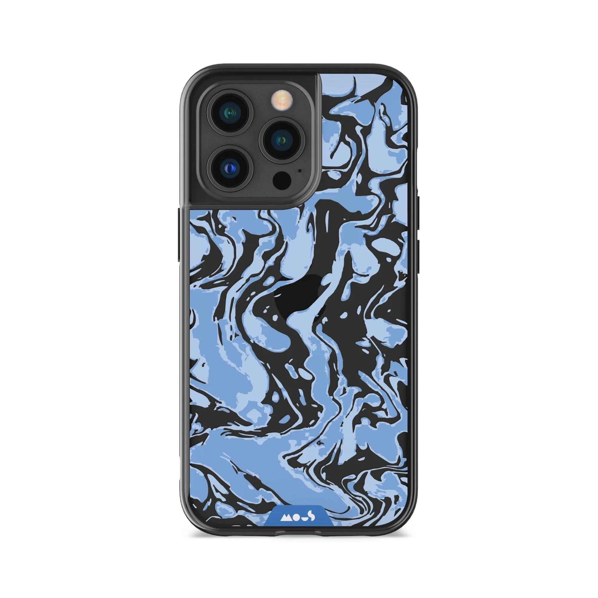 Marbled Sky Blue Printed Phone Case