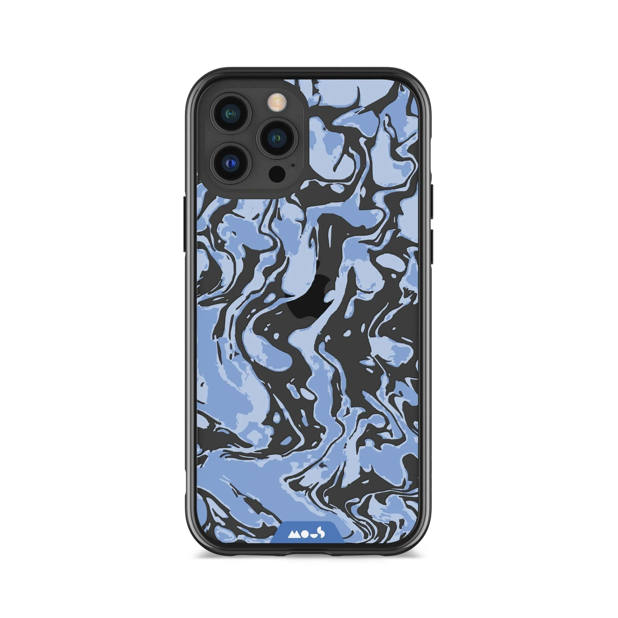 Marbled Sky Blue Printed Phone Case
