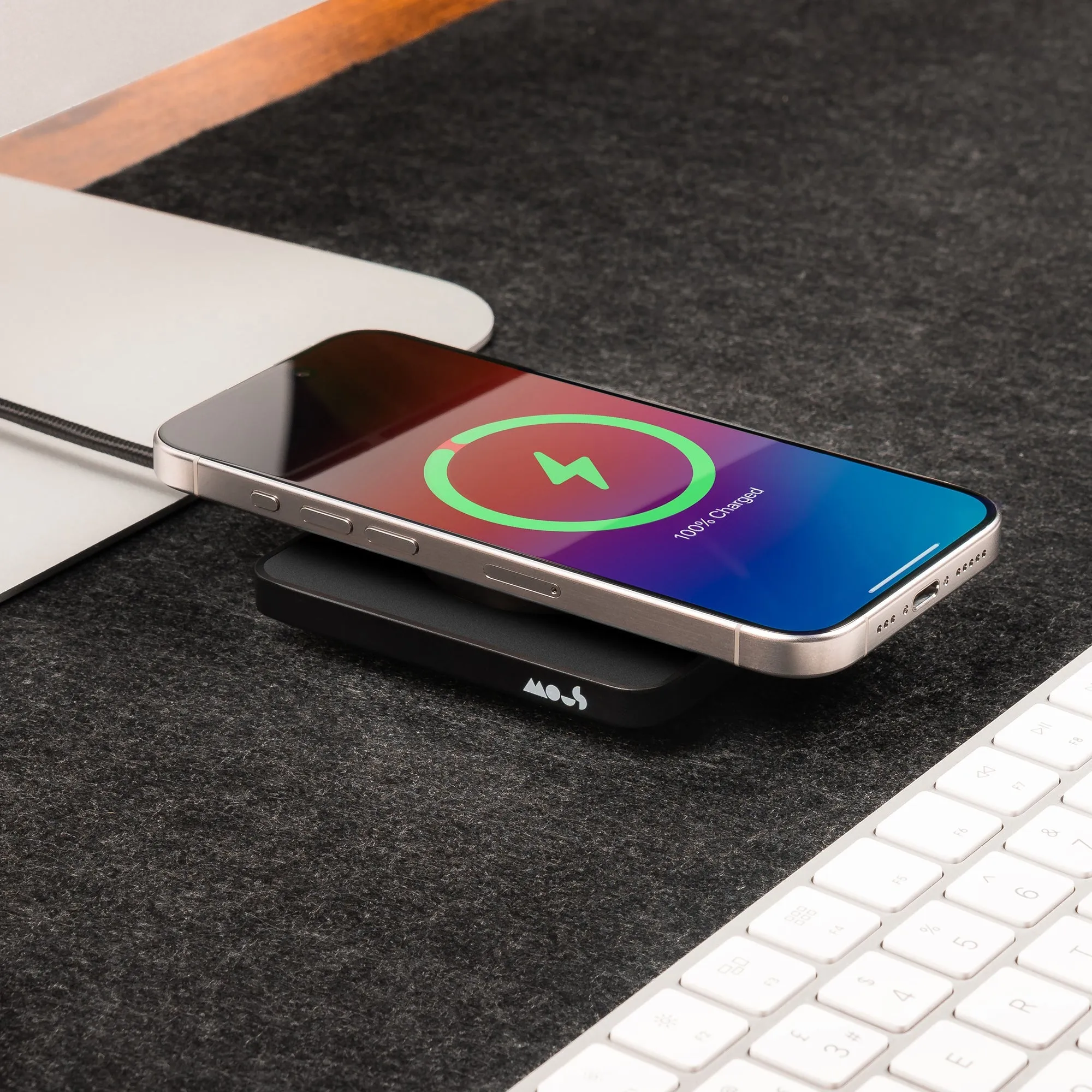 Matte Black Charging Pad with MagSafe®