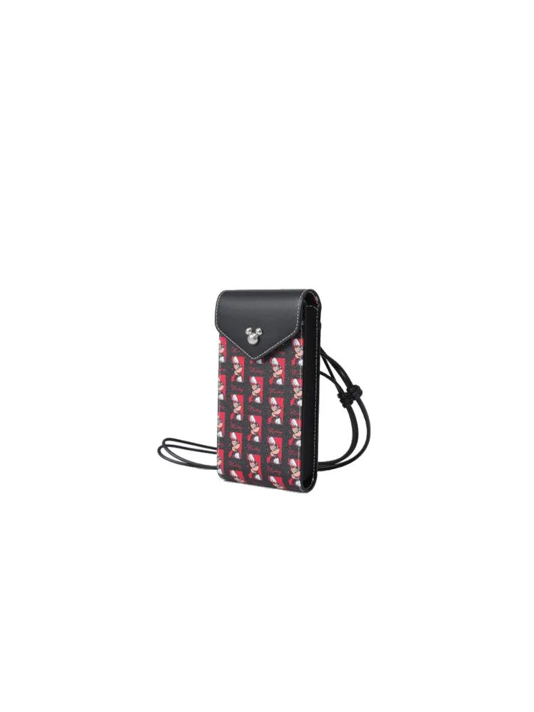 Mickey Mouse PVC with Leather Mobile Phone Bag