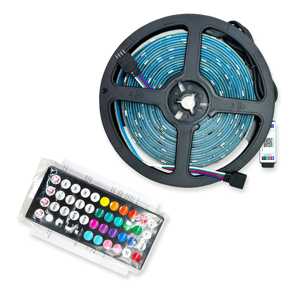 Mood Light Strip USB with Remote 16FT - 6 Pieces Per Pack 24338AZ