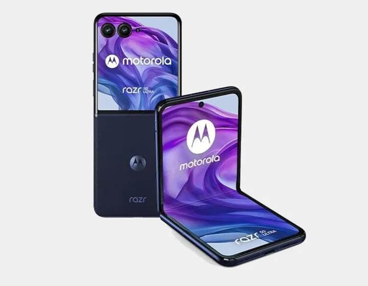 Motorola Razr 50 Ultra Single SIM  eSIM 512GB ROM 12GB RAM GSM Unlocked - Blue