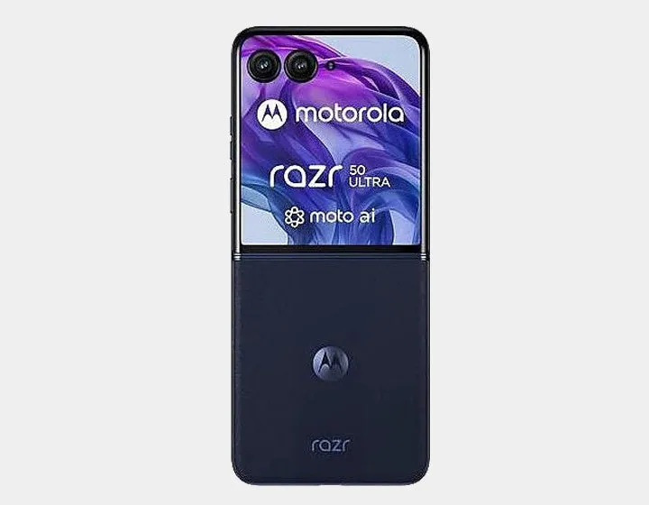 Motorola Razr 50 Ultra Single SIM  eSIM 512GB ROM 12GB RAM GSM Unlocked - Blue