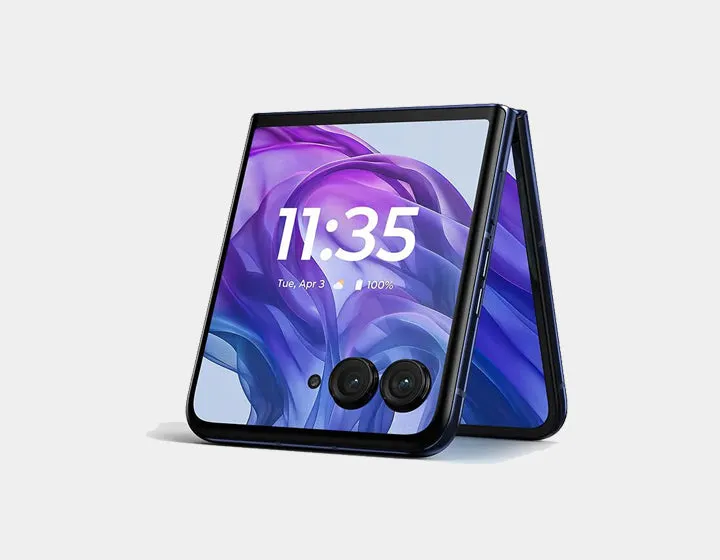 Motorola Razr 50 Ultra Single SIM  eSIM 512GB ROM 12GB RAM GSM Unlocked - Blue