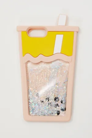 Multi Bubble Tea Glitter I Phone 11 Case