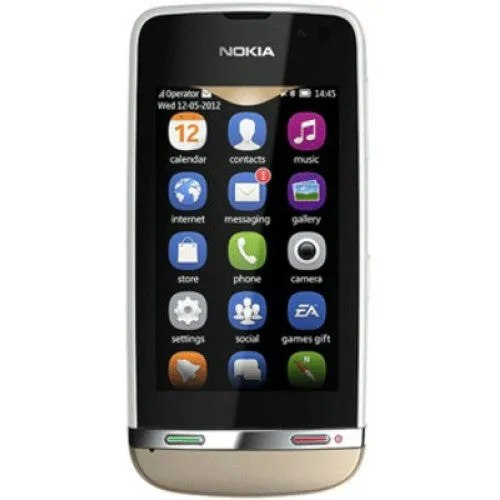 Nokia Asha 311 mobile Cell-Phone - Dark gray - GSM