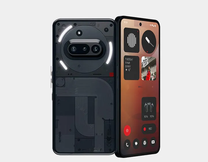 Nothing Phone 3a 5G Dual SIM 256GB ROM 12GB RAM GSM Unlocked - Black