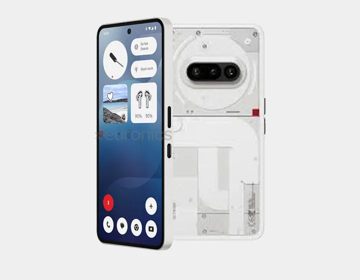 Nothing Phone 3a 5G Dual SIM 256GB ROM 12GB RAM GSM Unlocked - White
