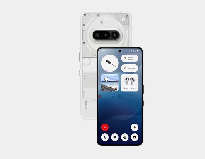 Nothing Phone 3a 5G Dual SIM 256GB ROM 12GB RAM GSM Unlocked - White