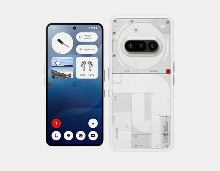Nothing Phone 3a 5G Dual SIM 256GB ROM 12GB RAM GSM Unlocked - White