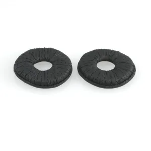 Pair of Plantronics replacement leatherette ear pads for CS351/CS361 and CS500 Series