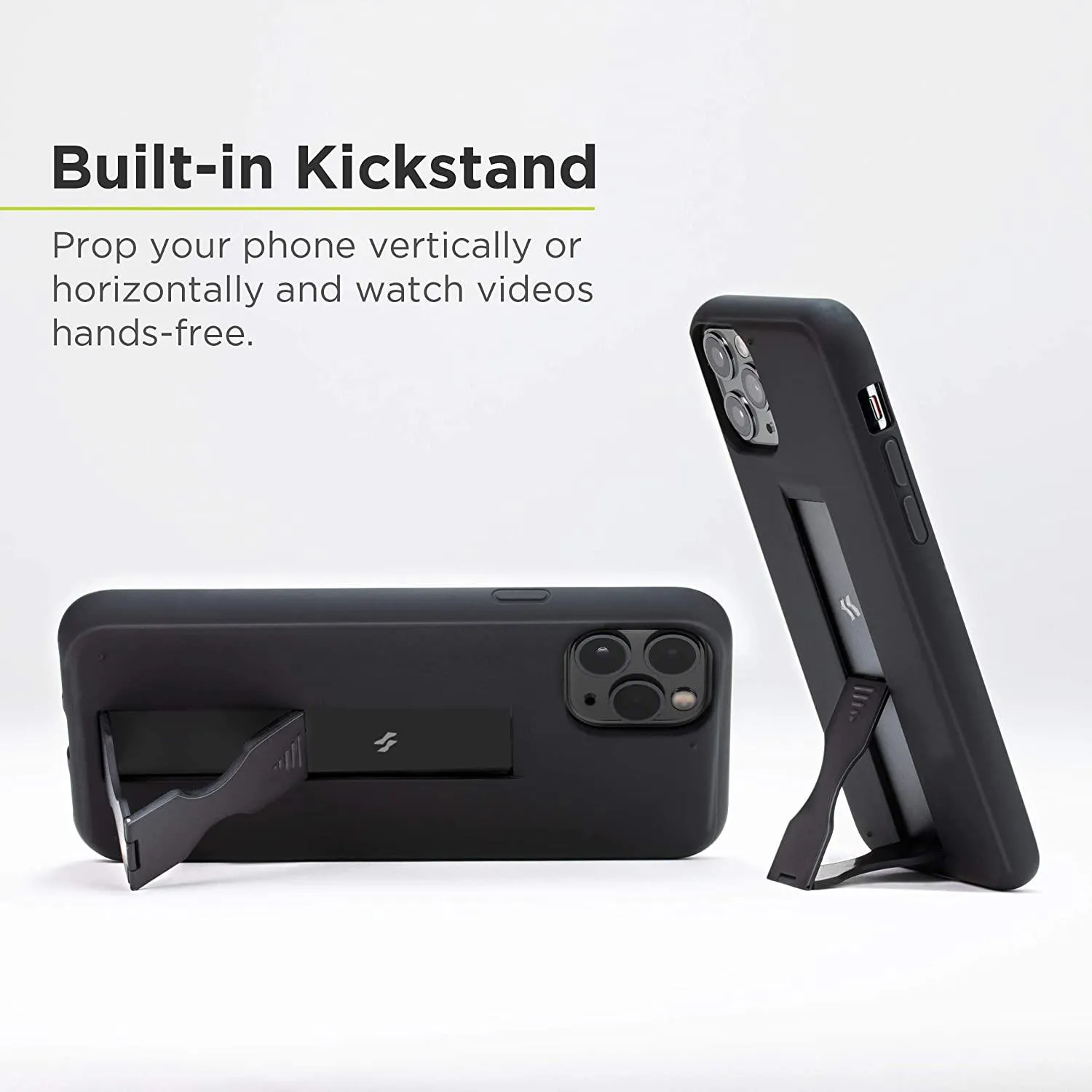 PureGear Slim Stik w/built in Kickstand for Apple iPhone 11 Pro Max Black