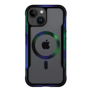 Raptic Shield RCIPH14ICMBK 2.0 MagSafe Shock-Resistant Case for iPhone 15/14/13, Black Onyx
