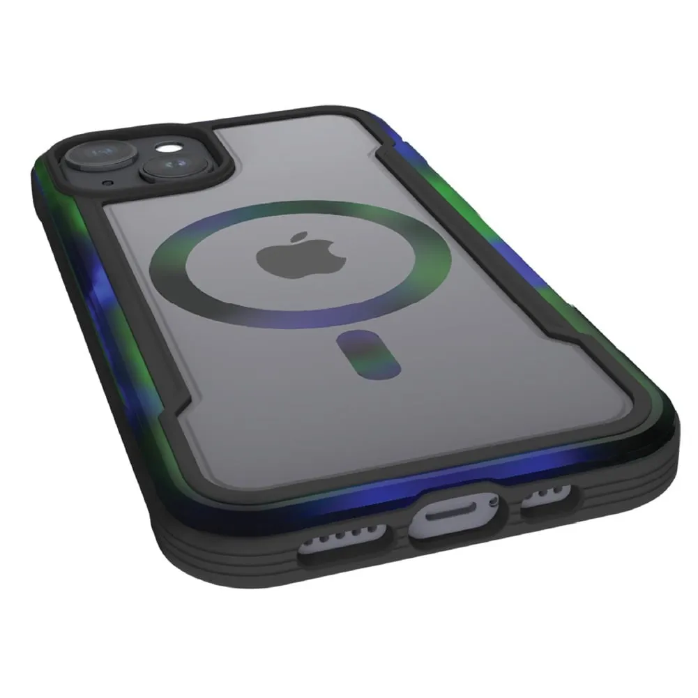 Raptic Shield RCIPH14ICMBK 2.0 MagSafe Shock-Resistant Case for iPhone 15/14/13, Black Onyx