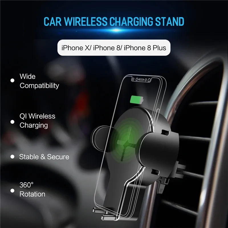 ROCK Car Wireless Charging Phone Holder