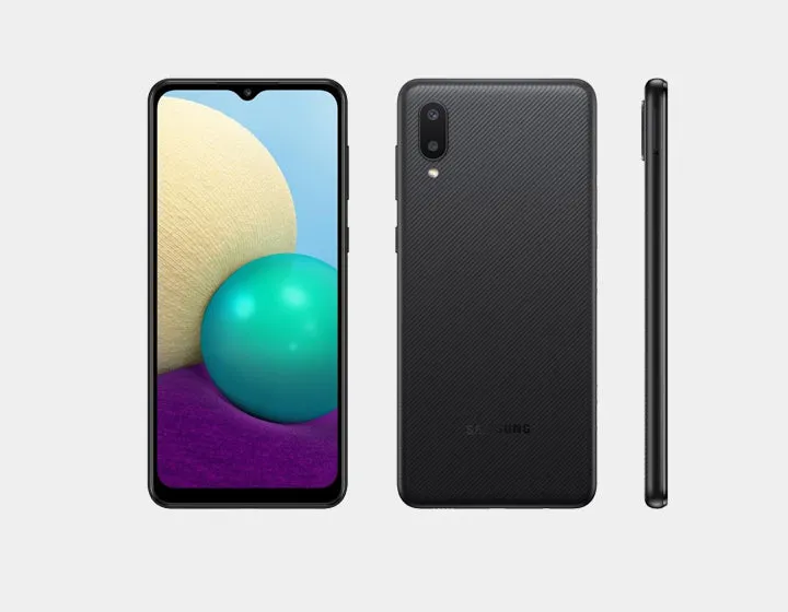Samsung Galaxy A02 4G A022M/DS Dual Sim LTE 64GB, 3GB 6.5" GSM Unlocked - Black