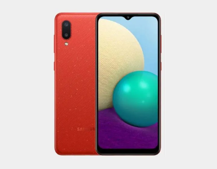 Samsung Galaxy A02 A022G/DS Dual Sim LTE 32GB, 2GB RAM GSM Unlocked - Red