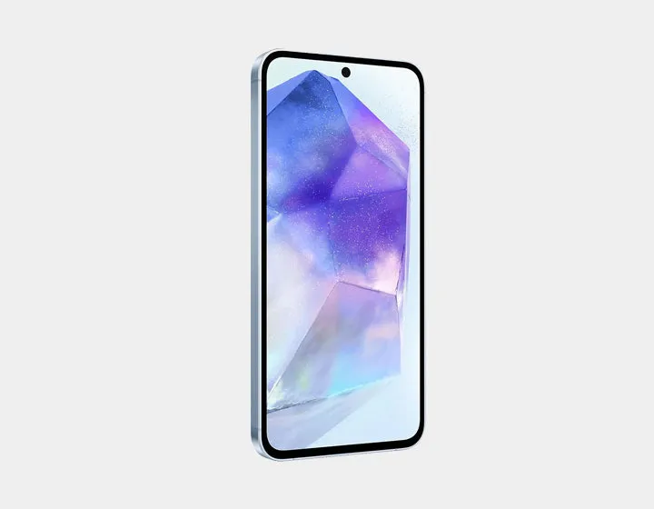 Samsung Galaxy A55 5G A556E Dual SIM 128GB ROM 8GB RAM GSM Unlocked - Awesome Ice blue