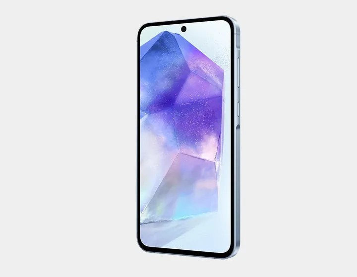 Samsung Galaxy A55 5G A556E Dual SIM 128GB ROM 8GB RAM GSM Unlocked - Awesome Ice blue