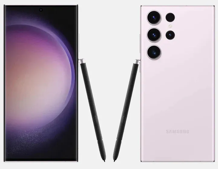 Samsung Galaxy S23 Ultra 5G Dual S918B 256GB 8GB RAM GSM Unlocked – Lavender